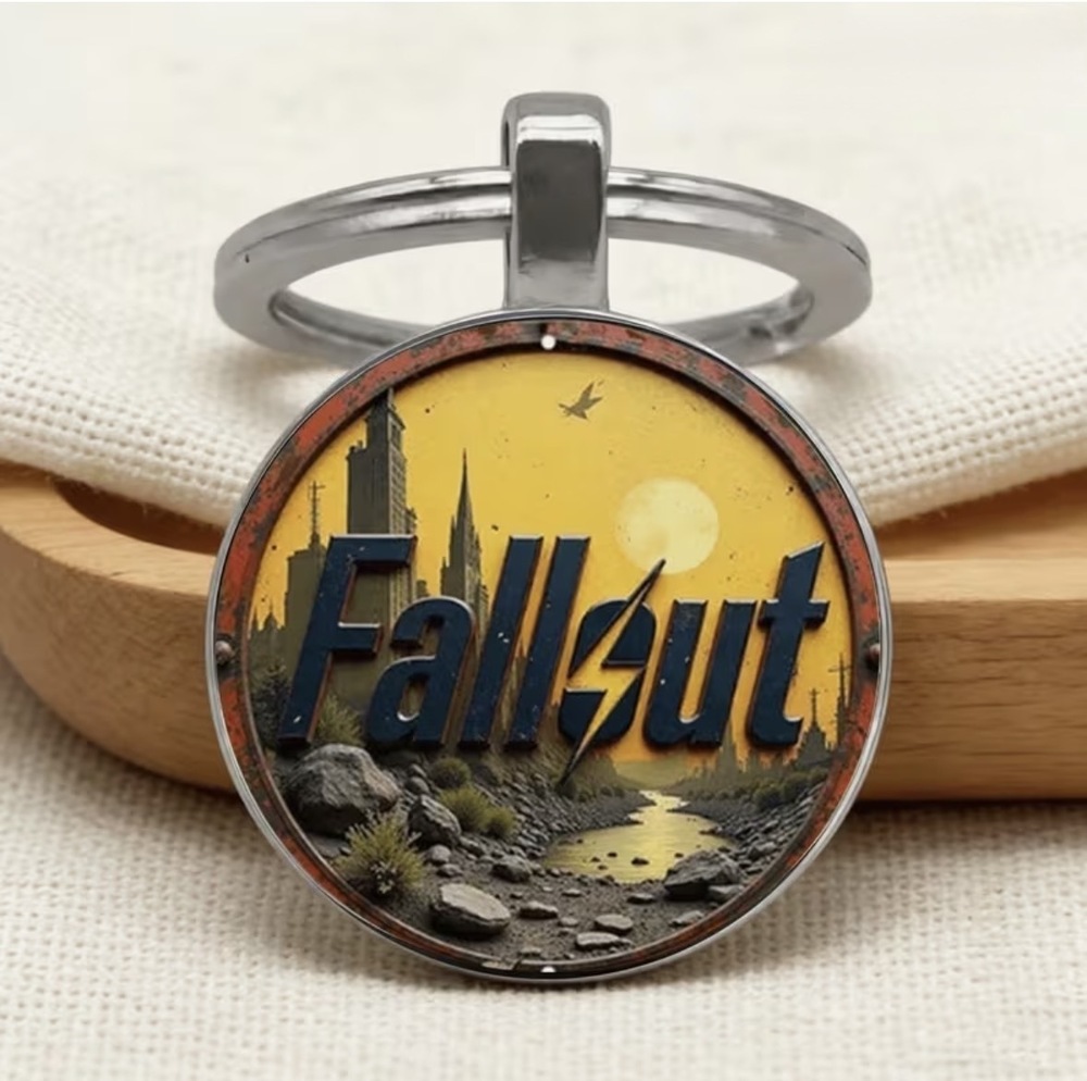 3/$25 Fallout Game Inspired Keychain NEW